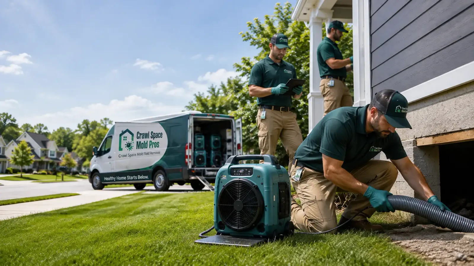 Crawl Space Mold Removal in Bloomingdale, MI
